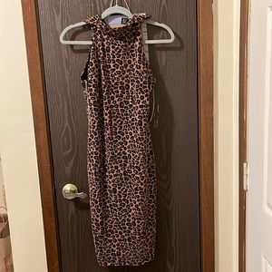 Candalite- leopard print dress S